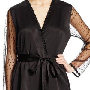 Flora Nikrooz Sexy Black Robe